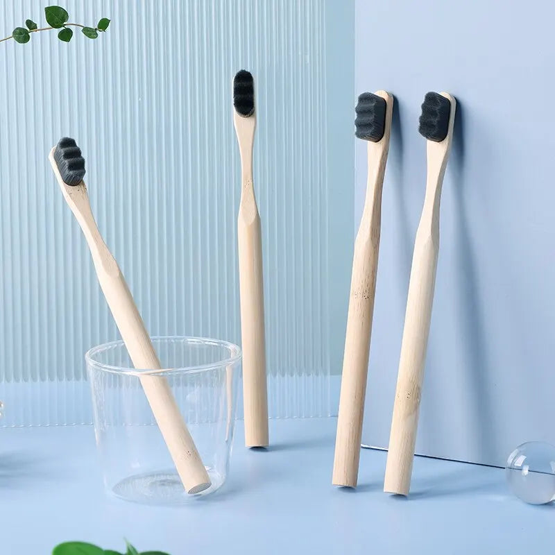 Bamboo Toothbrush Set